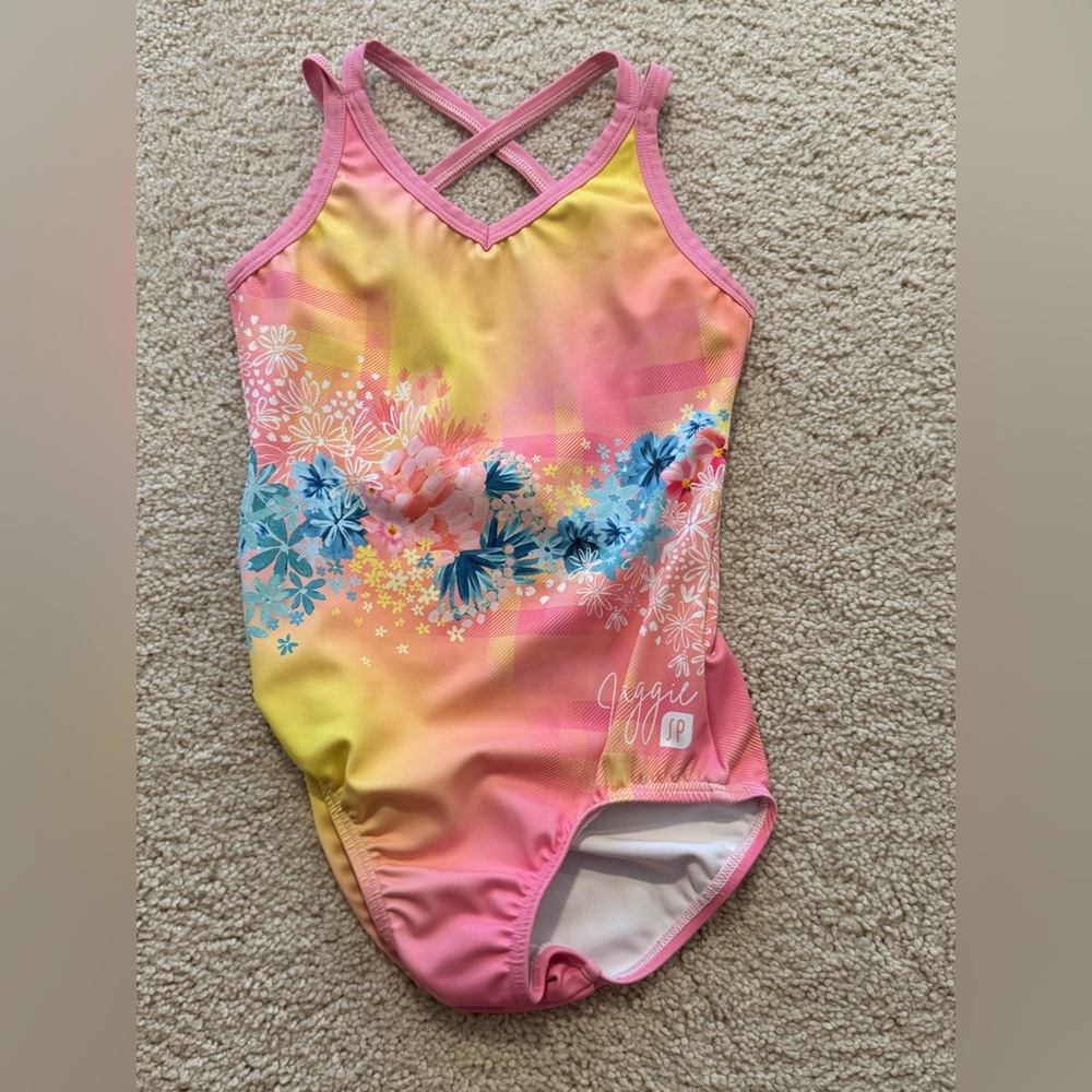 Size 6 Sylvia P gymnastics leotard.